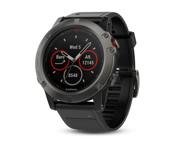 Garmin Fenix 5X Multisport Smart Watch Heart Rate Monitor - Black - Zoom Image 2