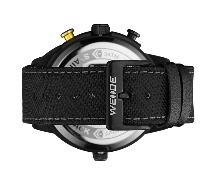 Weide WH-6405LB Analog and LED Digital Watch Black and Yellow - Zoom Image 3