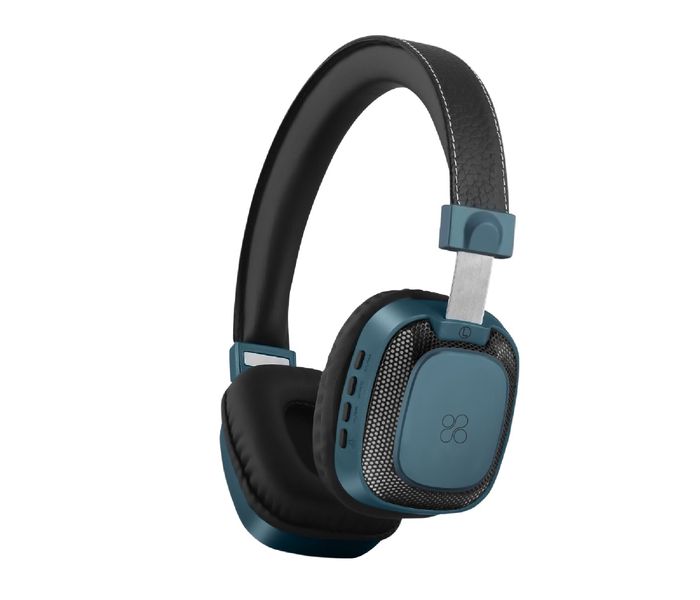 Promate Melody-Bt Premium On-Ear Wireless Stereo Headset with Music Playback Controls, Blue - Zoom Image 8