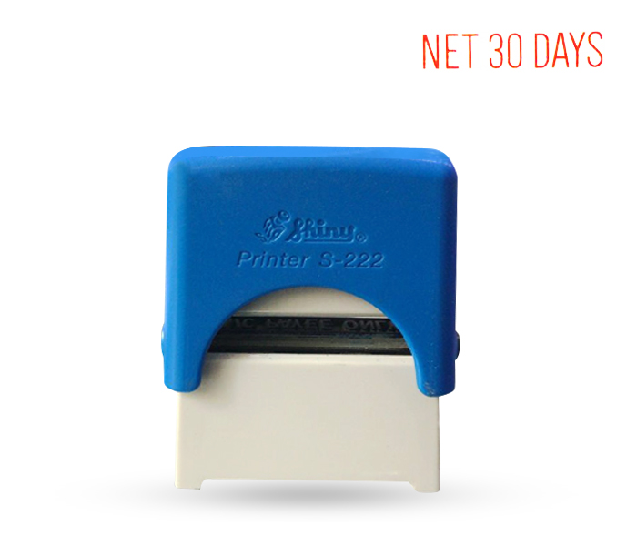 Shiny STN05 NET 30 DAYS Self-Inked Readymade Stamp - Zoom Image