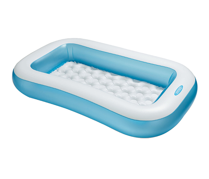 Intex ZX-57403 166 x 100 x 28CM Inflatable Rectangle Kids Plastic Swimming Pool - Zoom Image 4