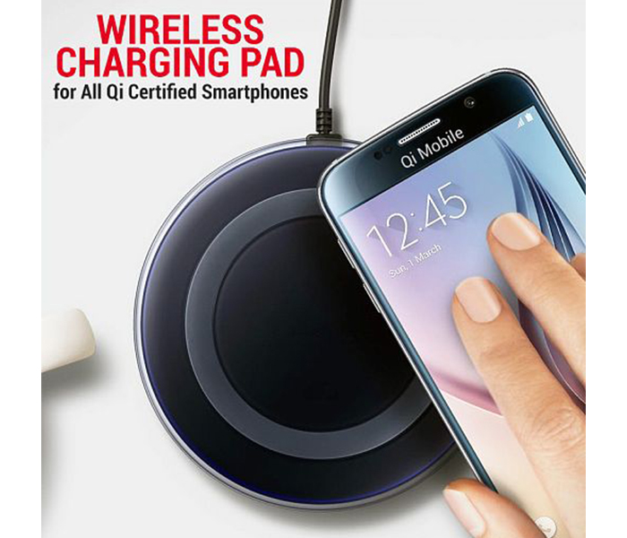 ZE Universal Multi-Color Wireless Charging Pad for All Qi Certified Smartphones - Zoom Image 1