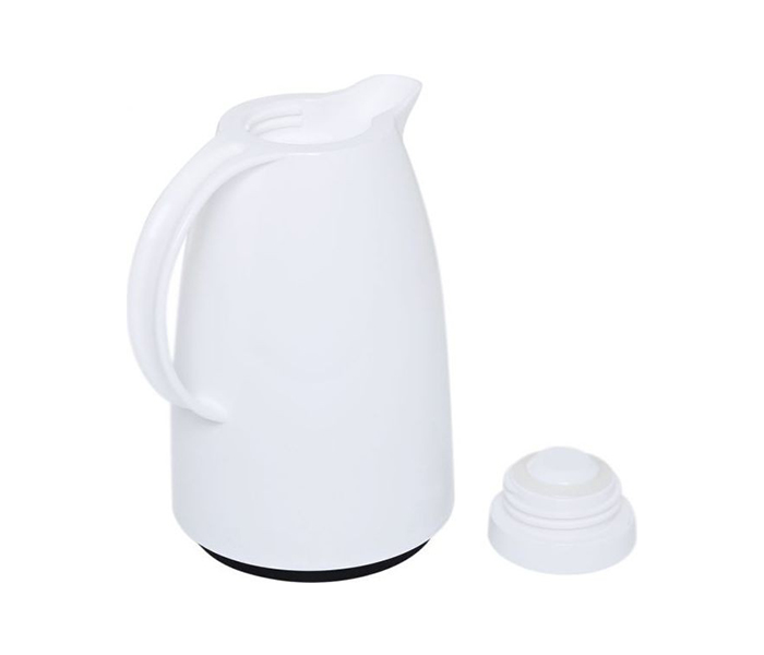 Geepas GVF5264 1.0 Litre Stainless Steel Vacuum Flask, White - Zoom Image 1