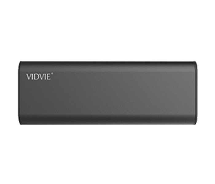 Vidvie PB-716 12000mAh Dual Port Powerbank - Dark Grey - Zoom Image 2