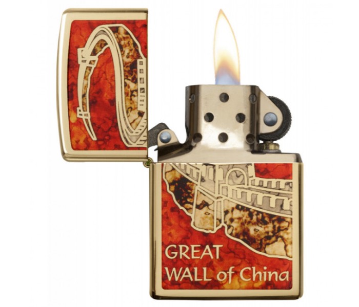 Zippo 29244 254 Great Wall of China Lighter Multicolor - Zoom Image 1