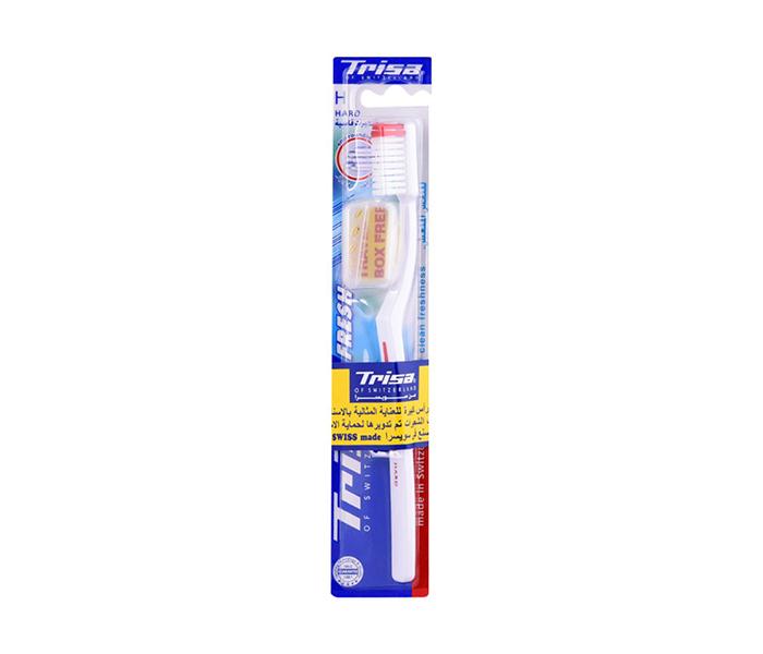 Trisa Fresh Hard Toothbrush withTravel Cap - Zoom Image