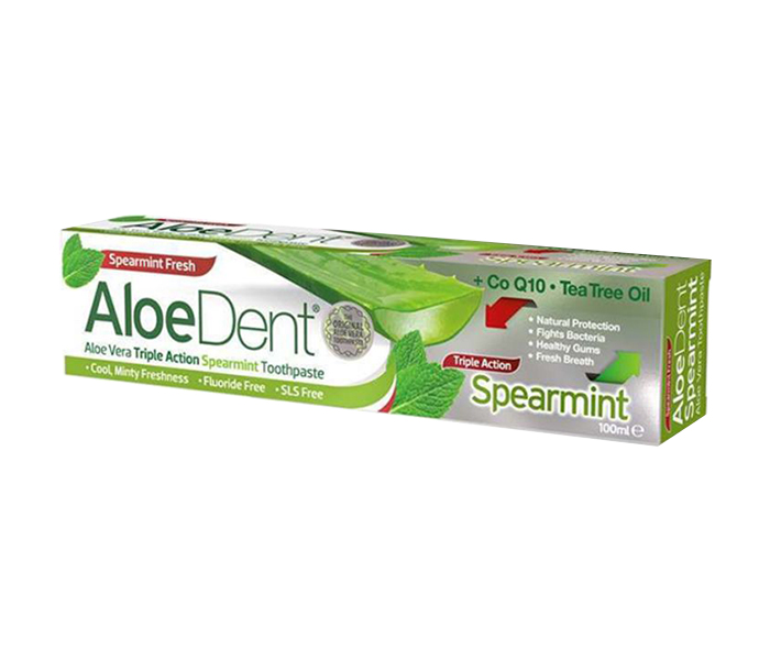 AloeDent N15229964A Triple Action Spearmint Aloe Vera Toothpaste - Zoom Image