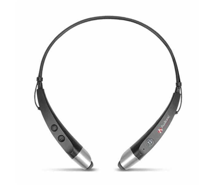 Audionic B-880 Bluetooth Neckband with Microphone, Black - Zoom Image 1