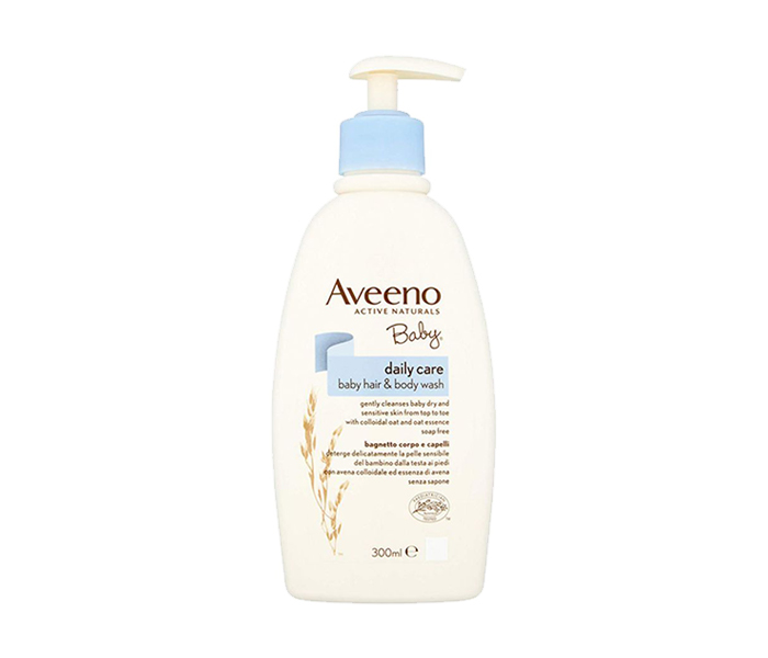 Aveeno Baby N15694690A Hair & Body Wash - White, 300ML - Zoom Image