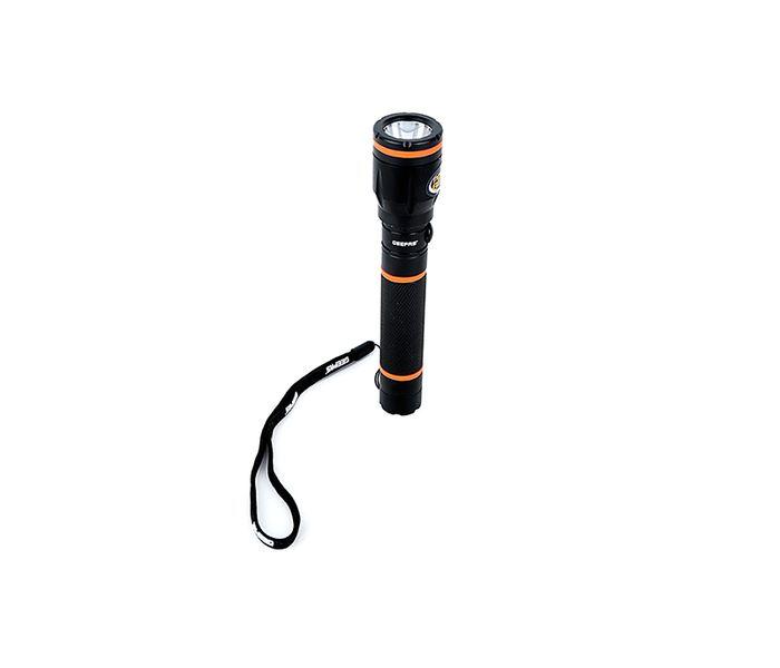 Geepas GFL4659 Torch 152mm Rechargeable LED Waterproof Flashlight - Zoom Image 1