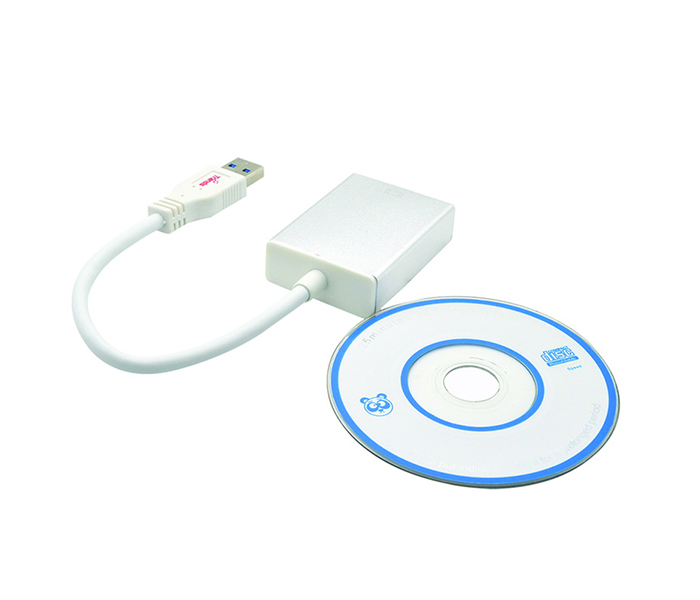 Trands TR-CA036 USB 3.0 to HDMI Female Adapter - White - Zoom Image 2