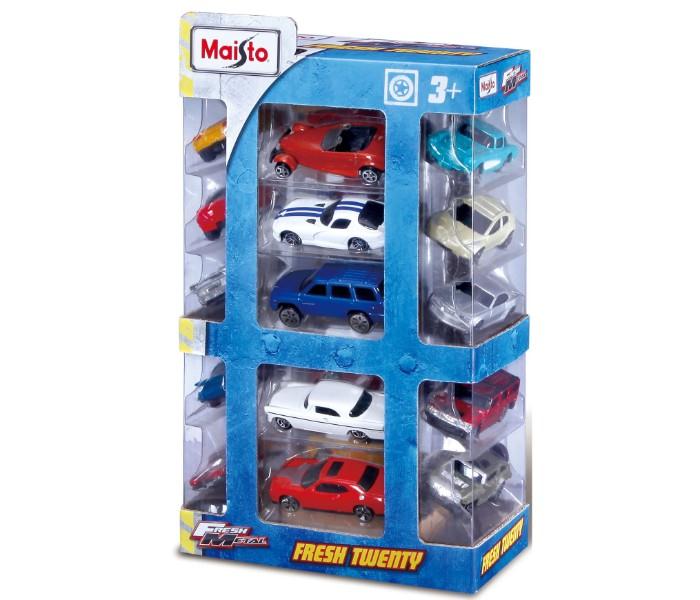 Maisto Tech 12004 FM 20 Pcs Vehicle Pack Multicolor - Zoom Image