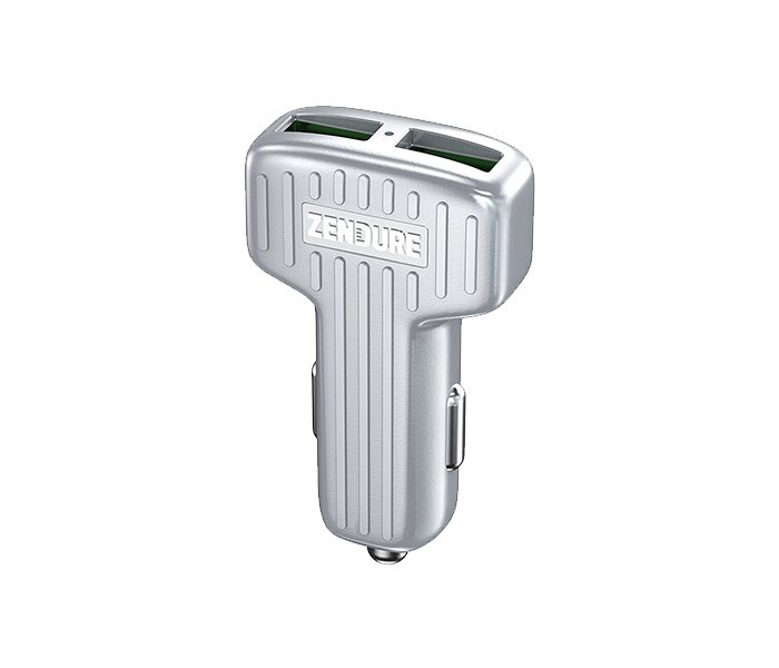 Zendure ZDACCQC-s 30W Dual USB Port Car Charger with QC 3.0 - Silver - Zoom Image 3