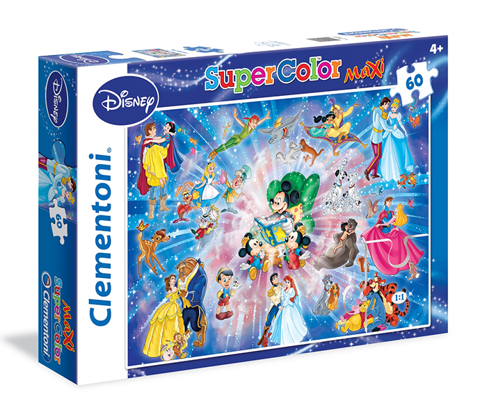 Clementoni 26407 Disney Super Color Maxi Family Children Puzzle - 60 Pieces - Zoom Image 2