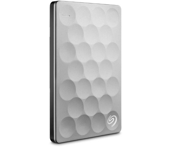 Seagate STEH1000200 1TB Backup Plus Ultra Slim Portable Hard Disk Drive Platinum - Zoom Image 1