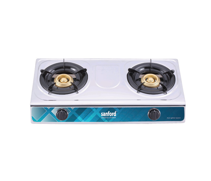 Sanford SF5313GC 2B Stainless Steel Double Burner Gas Stove - Blue - Zoom Image