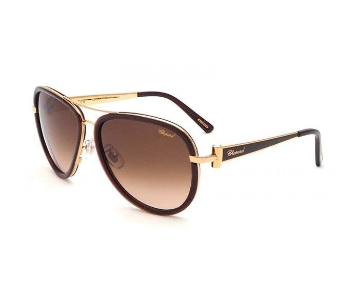 Chopard SCH B27 S 0316 Oval Shiny Rose Gold Frame & Shiny Rose Gold Mirrored Sunglasses for Women - Zoom Image