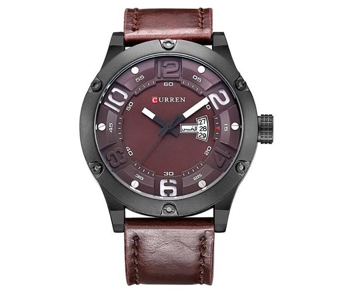 Curren 8251 Quartz Watch For Men Brown - Zoom Image