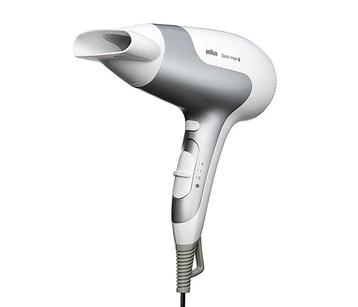 Braun HD580 Satin Hair 5 Power Perfection Hair Dryer - White & Grey - Zoom Image 1