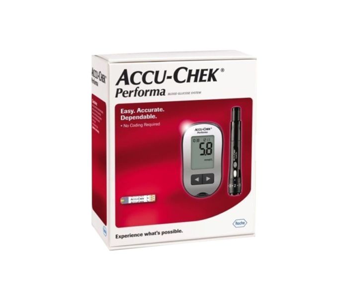 Accu-Chek N13619155A Performa Blood Glucometer For Unisex - Zoom Image