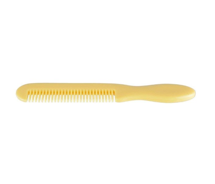 Kent BA28 Super Soft Pure White Bristle Brush and Comb Set Yellow - Zoom Image 3