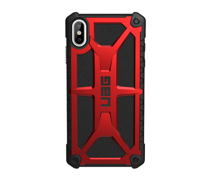 UAG 111101114040 Monarch Series Back Case for iPhone XS Max - Black & Red - Zoom Image 1