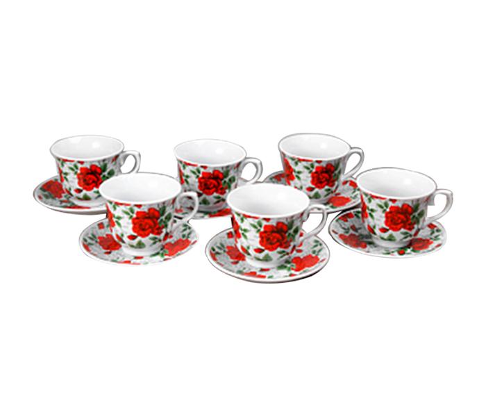 Olympia 7949 6 Pieces Ceramic Coffee Cup & Saucer Set - Zoom Image