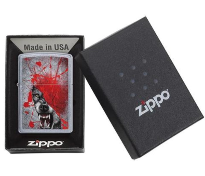 Zippo 29344 207 Grunge Howling Wolf Lighter Multicolor - Zoom Image 3