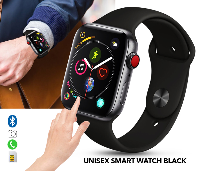 Unisex Smart Watch with Orginal Size of iWatch,All IOS, Android Phones for Zen H44 - Black  - Zoom Image 2