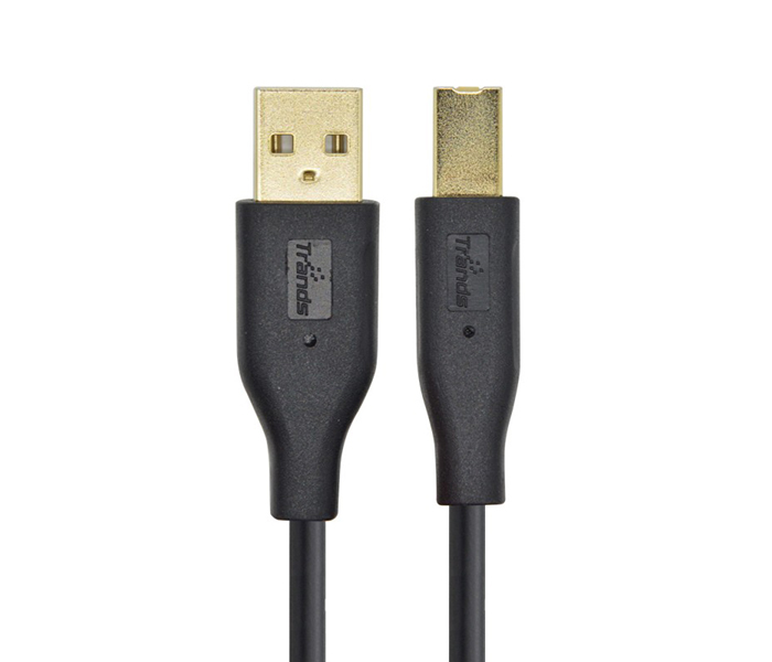 Trands TR-CA125 USB 2.0 Printer Cable - Black, 3 Meter - Zoom Image 3