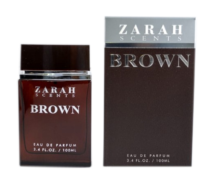 Paris Zarah Scents Brown Eau de Parfum 100 ml for Unisex - Zoom Image 1