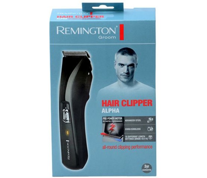 Remington REHC5150 Cord/Cordleass Hair Clipper For Men Black - Zoom Image 4