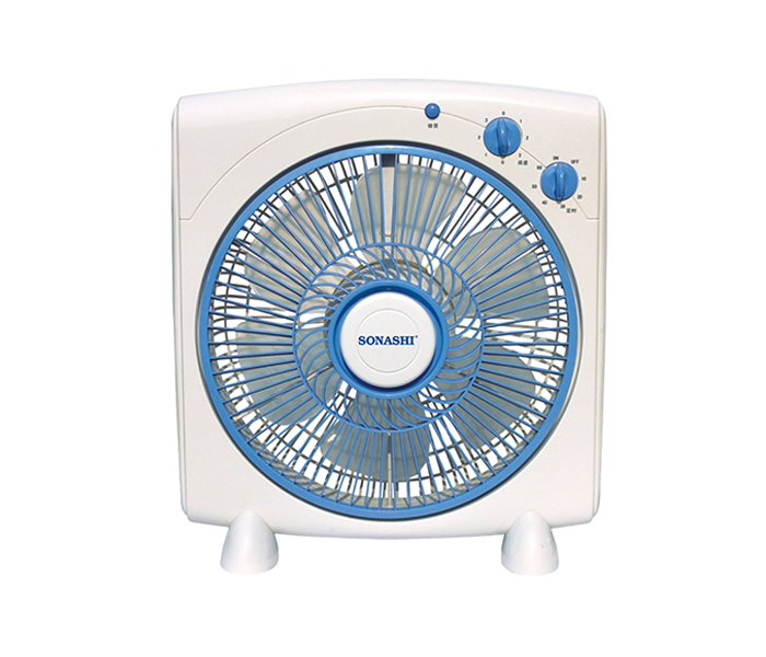 Sonashi SBF-7031 12-inch Box Fan - White & Blue - Zoom Image 6