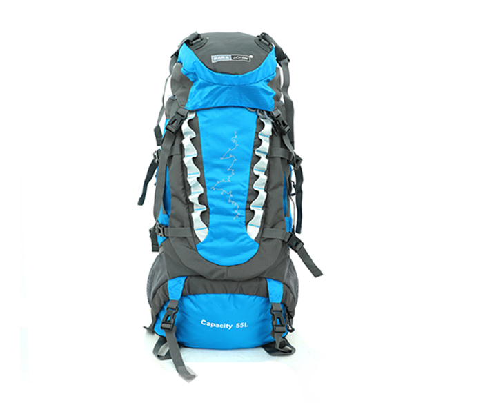 Para John PJMB8314 55 Litre Mountain Bag - Blue & Grey - Zoom Image