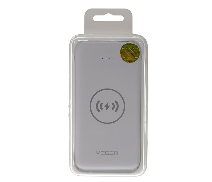 Veger VP-1027 20000mAh Wireless Power Bank - White - Zoom Image 1