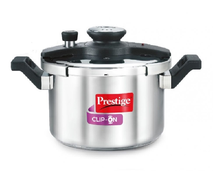 Prestige MPC25709 6 Litre & 3 Litre Combi Clip on Pressure Cooker - Silver - Zoom Image 1