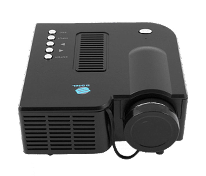 BSNL A8 LED Projector with Remote Control, Black - Zoom Image 5