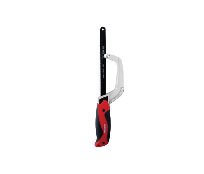 Geepas GT59039 10 inches Aluminum Handle Mini Hacksaw Red - Zoom Image