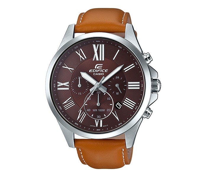 Casio Edifice EFV-500L-5AVUDF Mens Analog Watch Brown - Zoom Image