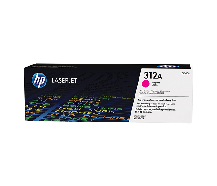 HP 312A Original LaserJet Toner Cartridge - Magenta (CF383A) - Zoom Image