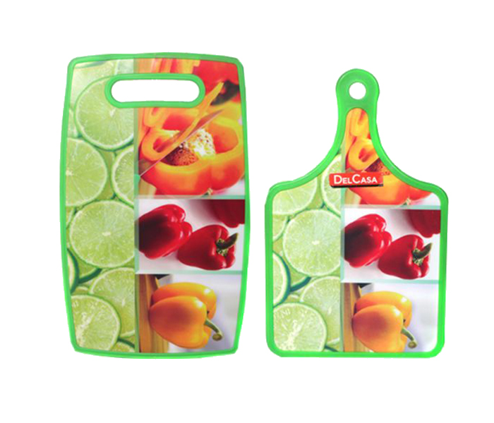 Delcasa DC1217 2 Pieces Cutting Board Set - Multicolour - Zoom Image