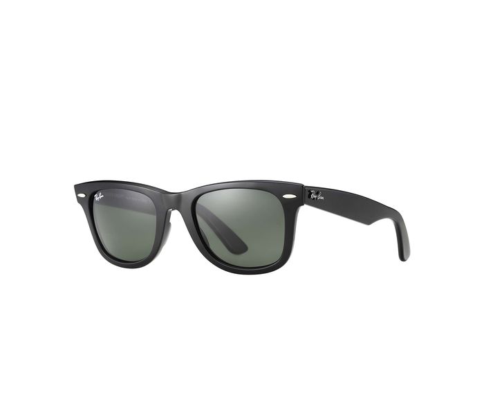 Ray-Ban RB2140/901/50 Wayfarer Black Frame & Crystal Green Mirrored Sunglasses for Women - Zoom Image 2