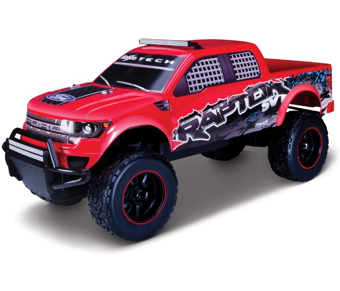 Maisto Tech 81601 1:6 Remote Control 2014 Ford F150 SVT Raptor 24GHz With Batteries and Charger Red - Zoom Image 1