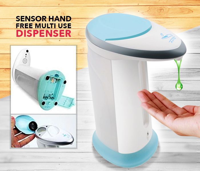 Sensor Hand Free Multi Use Dispenser DS896 White and Blue - Zoom Image 1