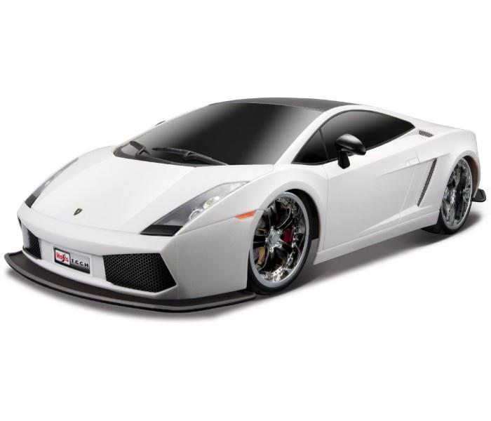 Maisto Tech 81021 RC 1:10 Lamborghini Gallardo (2.4 GHz. Ready to run) with Battery and Charger White - Zoom Image