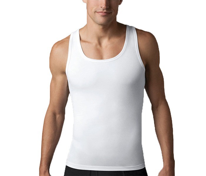 Standard SV841 2 Pieces 105 Size Mens Half Vest White - Zoom Image