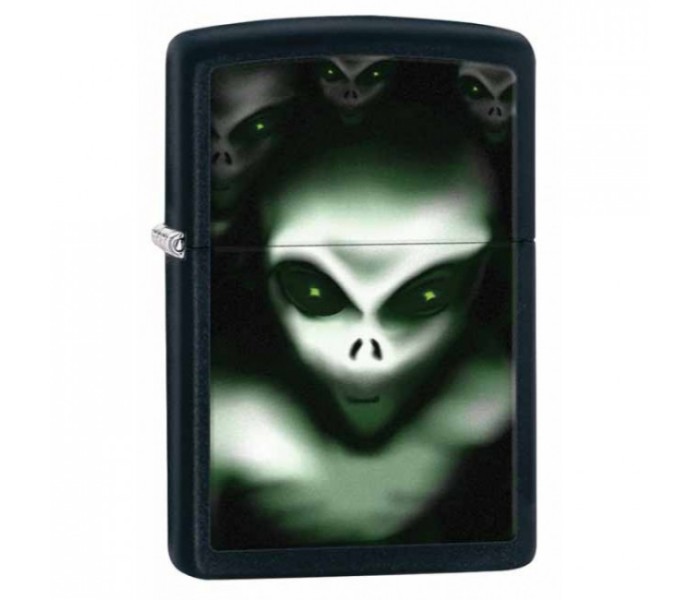 Zippo 28863 Scary Alien Lighter Black, Green And White - Zoom Image