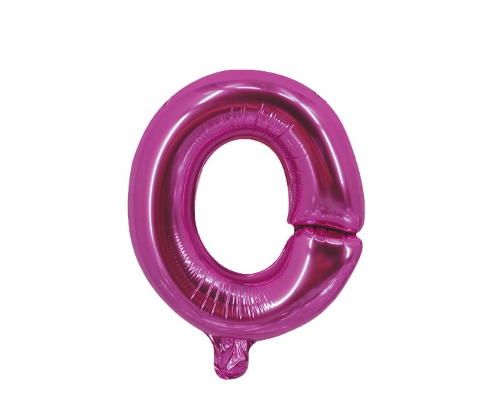 Party Time O-P-803249 Letter O 16 Inch Foil Balloon Pink - Zoom Image