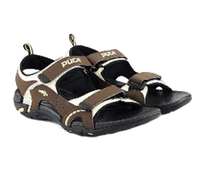 Puca PU17M41921 EU44 LEO Sandals for Men - Brown & Beige - Zoom Image