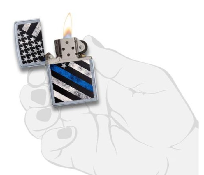 Zippo 29551 207 Blue Line Lighter Multicolor - Zoom Image 2